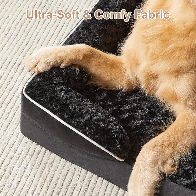 WNPETHOME Dog Beds for Large Sized Dogs Washable Orthopedic Dog Couch Sofa Bed with Waterproof Lining &amp Non-Skid Bottom for Pet Sleeping