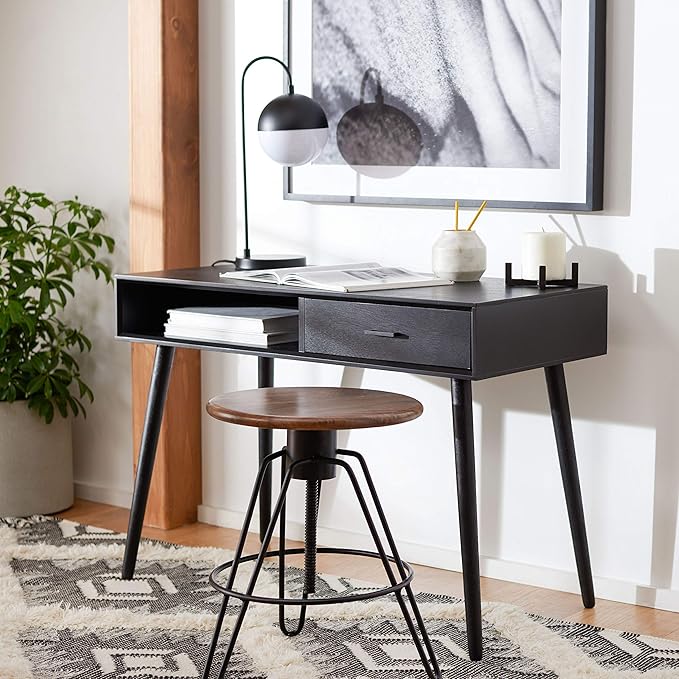 Safavieh Home Collection Remy Black 1-Drawer Writing Desk