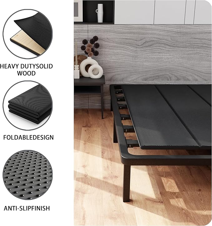 Imperius Bed Support Slats (76x58 Queen Size) to Streamline and Minimize Bed Sleeper Sofa Board Foldable Box Spring