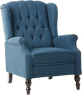 Christopher Knight Home Walter Fabric Recliner Dark Blue