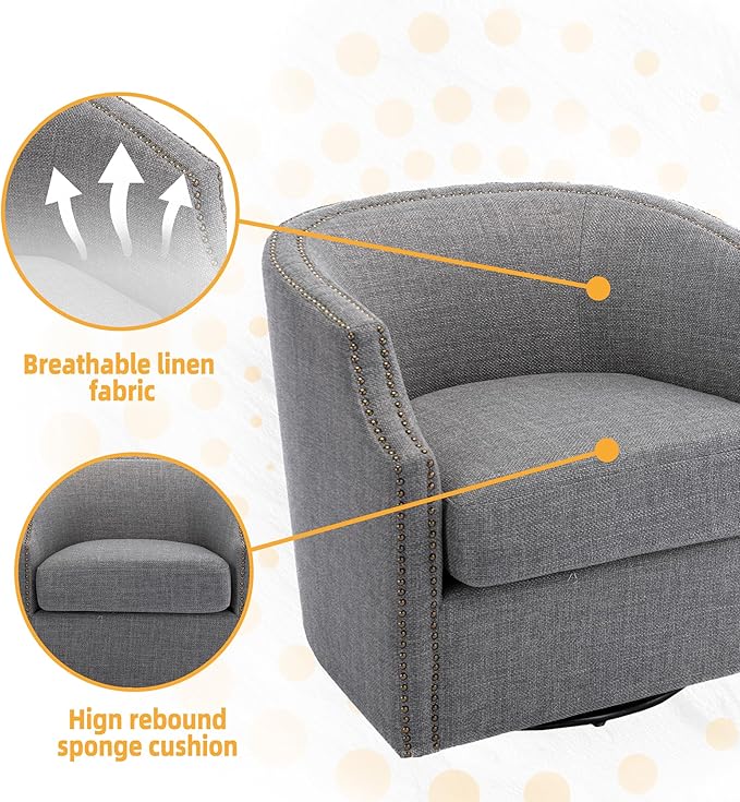 360° Degree Swivel Chair Living Room Chair