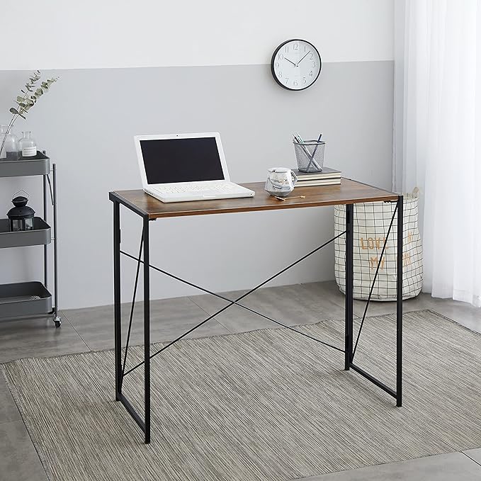 Urban Lifestyle Foldable Computer Desk Wood/Black