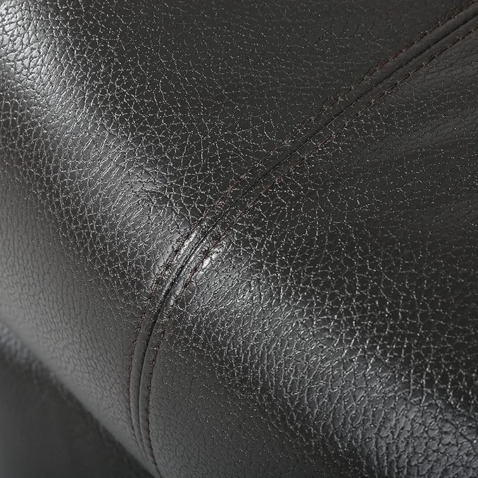 Christopher Knight Home GDFStudio Great Deal Furniture Merit Black Leather Recliner/Glider Chair