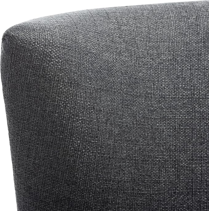 SAFAVIEH Home Collection Delfino Dark Grey/Natural Accent Chair