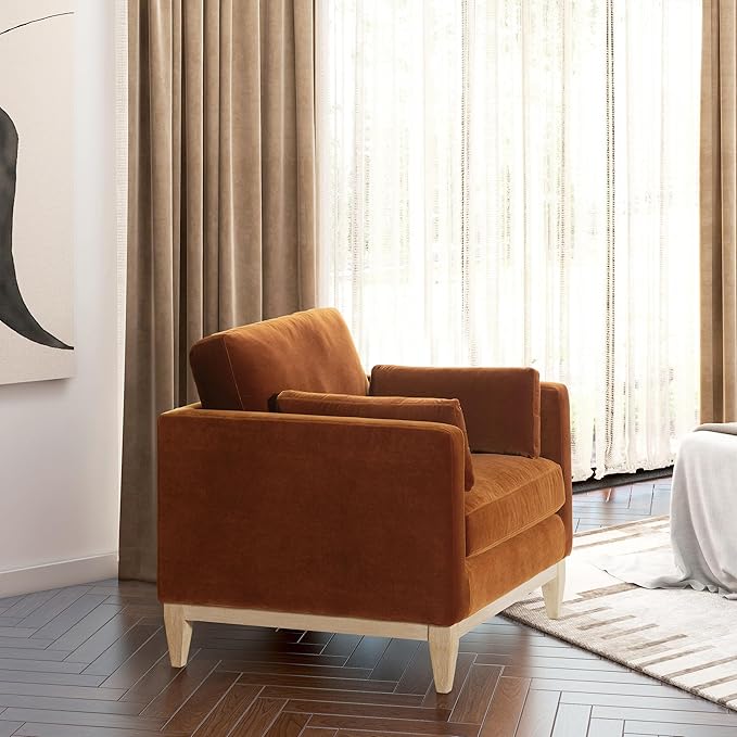 Jennifer Taylor Home Knox Modern Upholstered Comfortable Living Room Chair