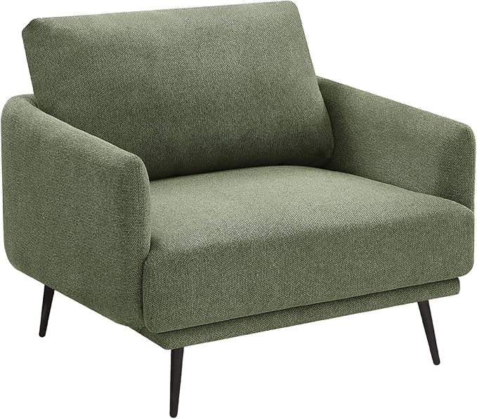 Oversized Accent Chair for Living Room Chairs Reading Arm Chair Comfy Modern Single Sofa Side Chairs with Metal Legs &amp Soft Cushion for Bedroom Waiting Room