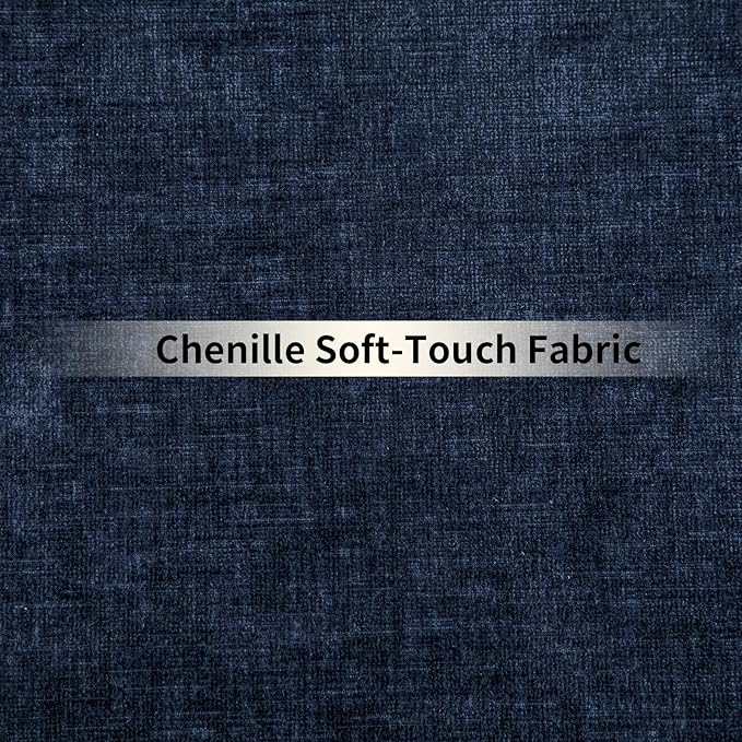 Chifee &amp Vingol 90.55 W Oversized Chaise Lounge Upholstered Bedroom Benches Extra-Long Indoor Bench Entryway Bench with Removable Pillows for Living Room HallwayNavy