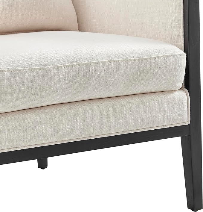npd furniture and more Tillman Linen Accent Arm Chair w/Rattan