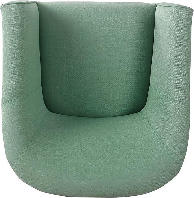 HomePop Modern Barrel Accent Chair Aqua