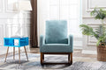 Living Room Comfortable Rocking Chair Living Room Chair Light Blue