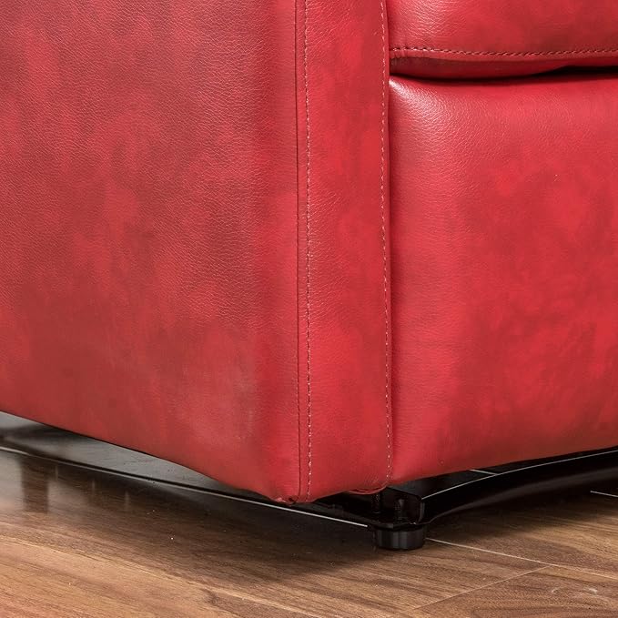 Christopher Knight Home Samedi PU Recliner Oxblood Red