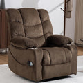 Power Lift Recliner Chair for Elderly Velvet Recliner with Massage and Heat Lazy Boy Power Recliner Lay Flat 160° Cup Holders for Living Room