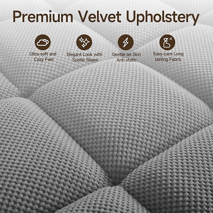 Modern Tufted Linen Fabric Chaise Lounge Sofa Chair with Rotating Side TableStoragePillowUSB Charging Ports and Adjustable Backrest Perfect for Living Room Small Spaces (12-Dark Gray)
