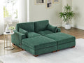 VANOMi Large Modular Sectional Sofa Oversized Couch with Charging Station Cloud Couch Deep Seat Sofa with Thick Cushion Convertible Sectional Couches for Living Room Office Apartment