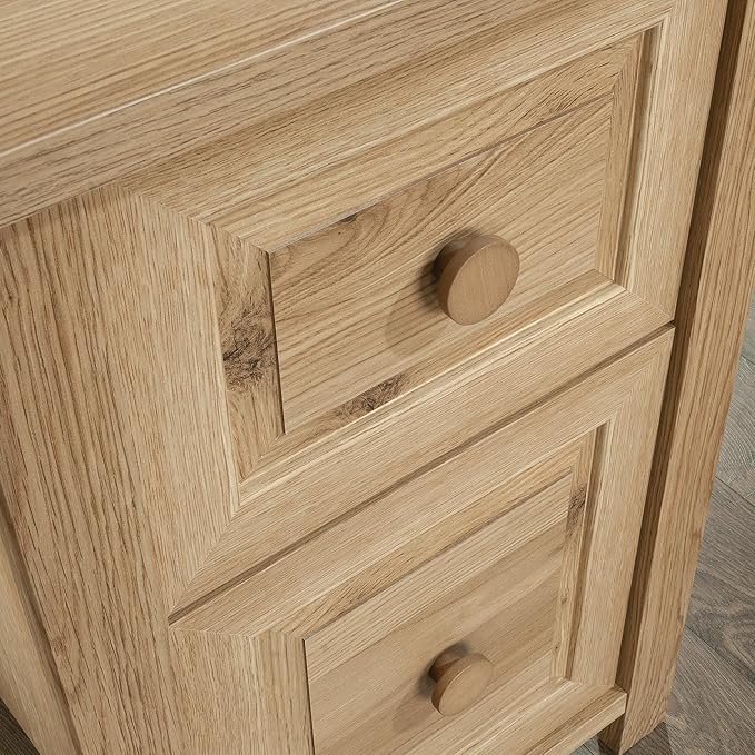 Sauder Hillmont Farm L Desk Timber Oak Finish