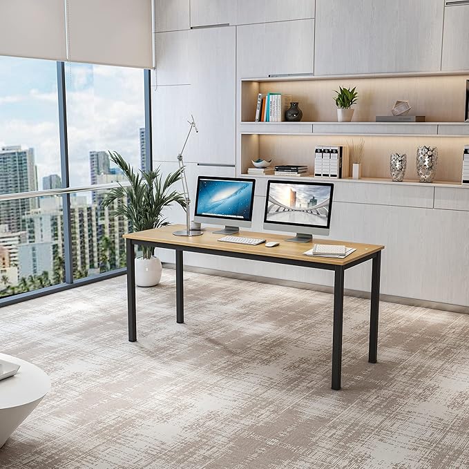 Soges Computer DeskOffice Desk Writing Table Workstation Table PC Desk Modern Simple Style