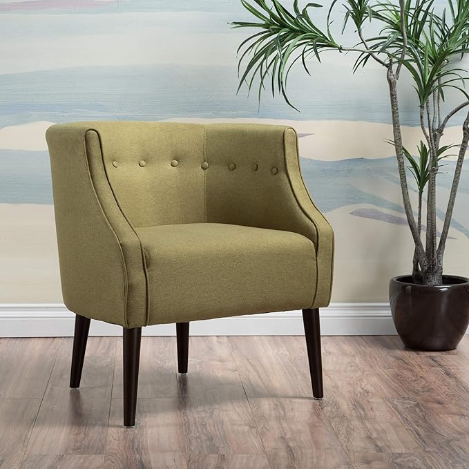 Christopher Knight Home Brandi Fabric Club Chair Green