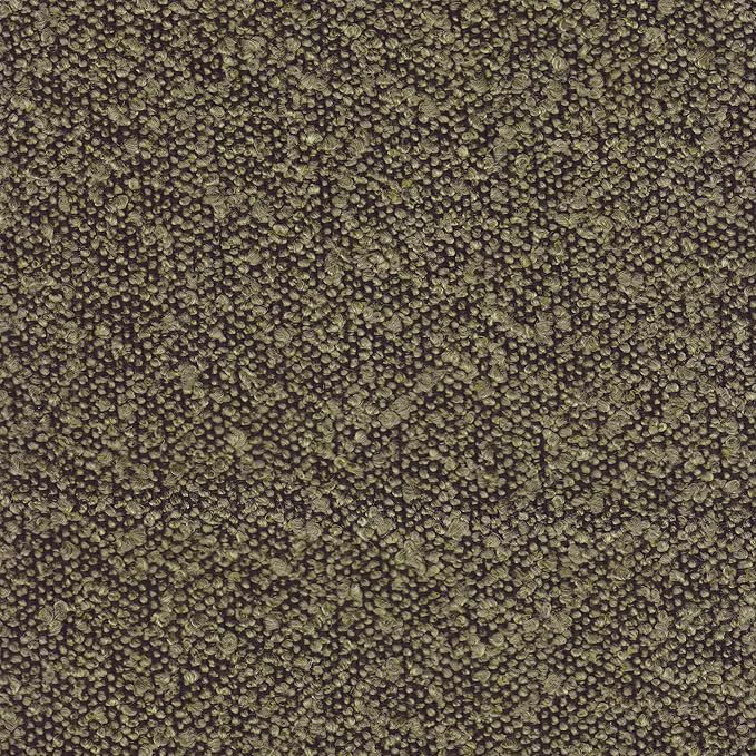 Homepop Home Décor Upholstered 360° Barrel Back Swivel Chair | Accent Chairs for Living Room &amp Bedroom | Decorative Home Furniture Dark Brown Boucle
