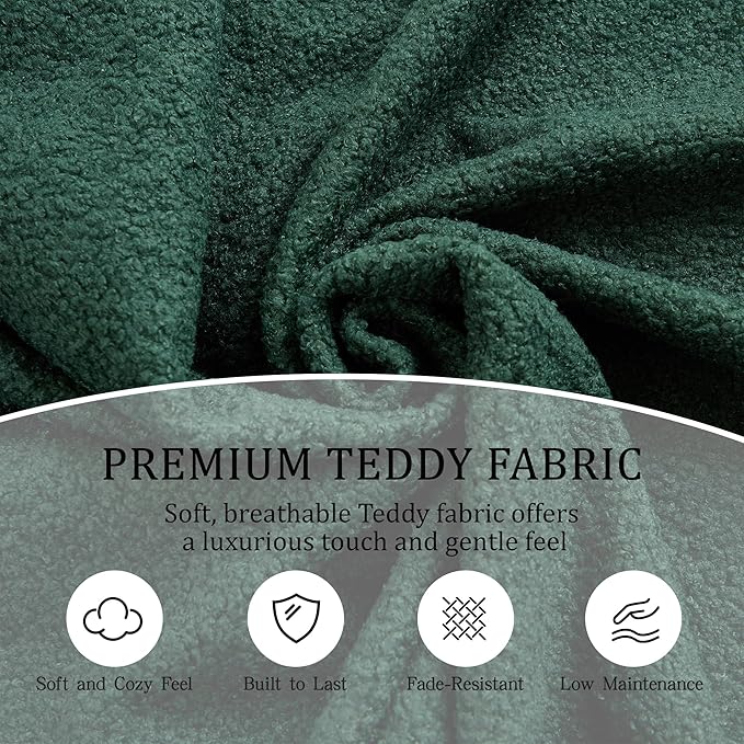 78.7 King Foldable Sofa Bed Lazy Sofa Couch 3-in-1 Multi-Functional Sleeper Sofa Bed Teddy Futon Sofa Floor Loveseat Sofa Human Dog Bed Bean Bag Lounge Recliner for Living Room Green