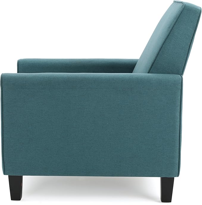 Christopher Knight Home Darvis Fabric Recliner Club Chair Dark Teal 26.75D x 34W x 36.25H in