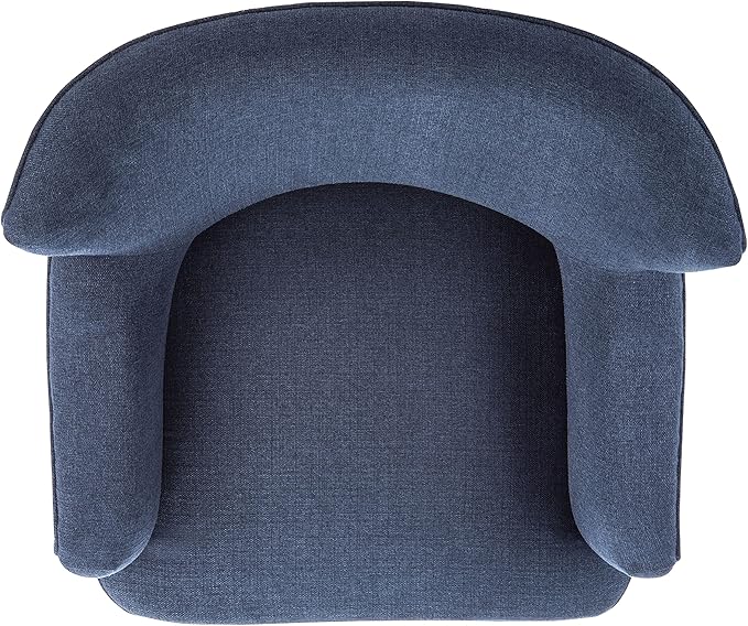 SAFAVIEH Home Collection Delfino Navy/Natural Accent Chair