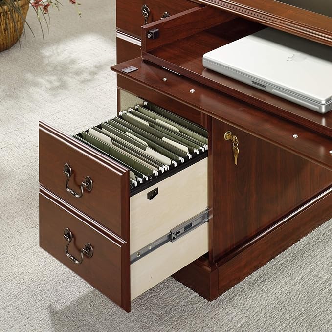 Sauder Heritage Hill Executive Desk Classic Cherry finish