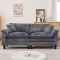 83 Loveseat SofaCloud Couch for Living RoomComfy Love Seat with Double Cushion2 PillowsRemovable Cover for Bedroom Apartment and Office