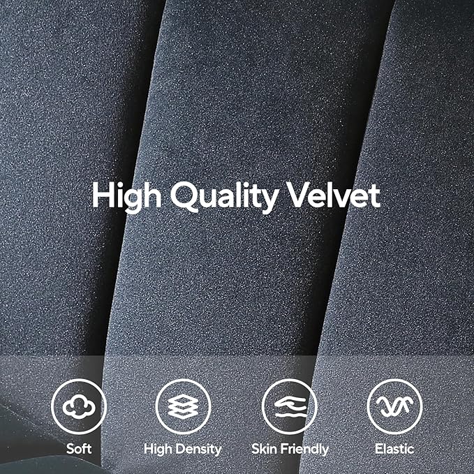 Velvet Couch with Extra Deep Seats 3 Seater Sofa Futon Couch Sleeper Sofa Office Couch Mid Century Modern Couch for Living Room Office Bedroom (Black 63-Loveseat)