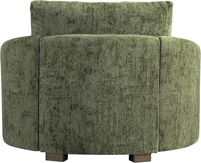 Studio Living® Manchester 44.1 Storage Chair Modern Farmhouse Pocket Coil Comfort USB A &amp C Power Easy Assembly Chenille Fabric Olive