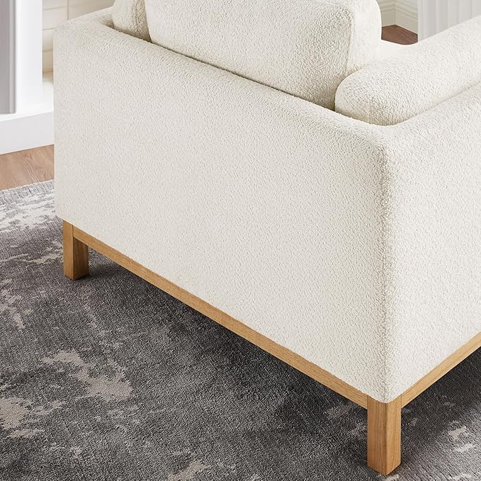 VANOMi 41.34 Oversized Accent Chair Set of 2 Chenille Armchair Living Room Chairs with Wide Armrest Pads Solid Wooden Legs Reading Chair for Bedroom Apartment Office