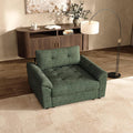 Oversized Modular Sectional Sofa with Adjustable Back Modern Comfy Sectional Couch with Storage Ottoman Deep Seat Chenille Cloud Couch for Living Room Only Chair Green