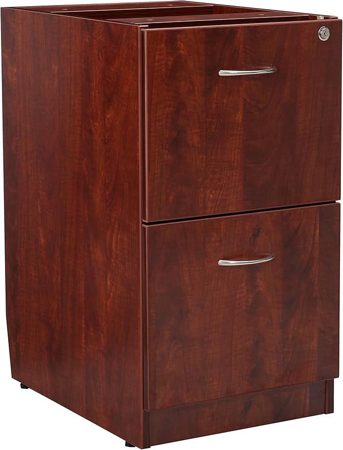 Lorell LLR69606 69000 Series Free Standing Fixed Pedestals Cherry