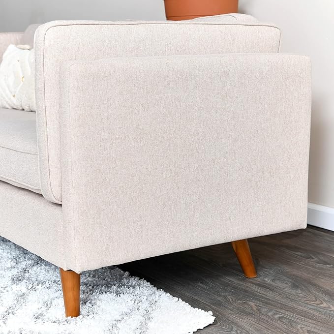 Creative Co-Op Atley High Sided Sofas Wheat