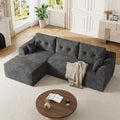 105'' Cloud Couch Sectional Boneless Modular Sectional Sofa with l Shaped Chaise for Living Room No Assembly Required Sofa Bed with Deep Deat