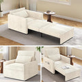 Ahomly 3 in 1 Pull Out Sleeper Sofa (Beige)