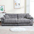 90.55 Cloud Couch Sectional Sofa for Living Room Modern Love Seat Sofa for Small Spaces 2 Seater Comfy Cloud Loveseat Small Sleeper Sofa Couch for Bedroom Grey