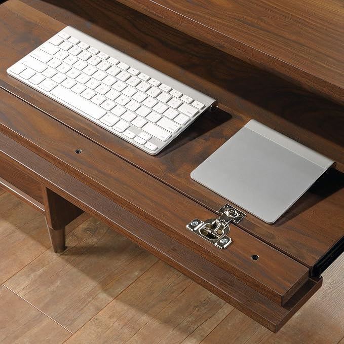 Sauder Clifford Place Executive Desk in Grand Walnut finish