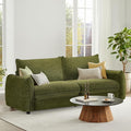 90'' Cloud Loveseat SofaChenille Fabric Couch with 3 Deep Seater Modern Love SeatComfy Thick CushionUpholstered Sofa Couch for Living Room Bedroom Apartment
