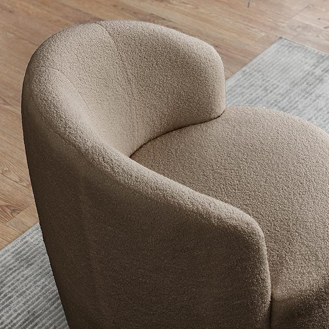 Swivel Barrel Chair Living Room Swivel Chair with Round Storage Chair 360 ° Swivel Club Chair Nursery Bedroom Office Hotel with upholstered Modern Armchair Fabric