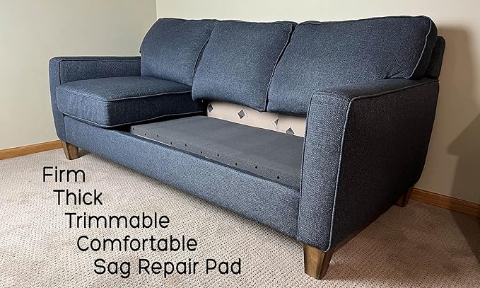 Stratiform Accordion Sofa Cushion Sag Repair | 60-Inch Long | Revive Your Couches | Adjustable High - Density Foam for Sofas Loveseats Sectional &ampChairs | Made in USA