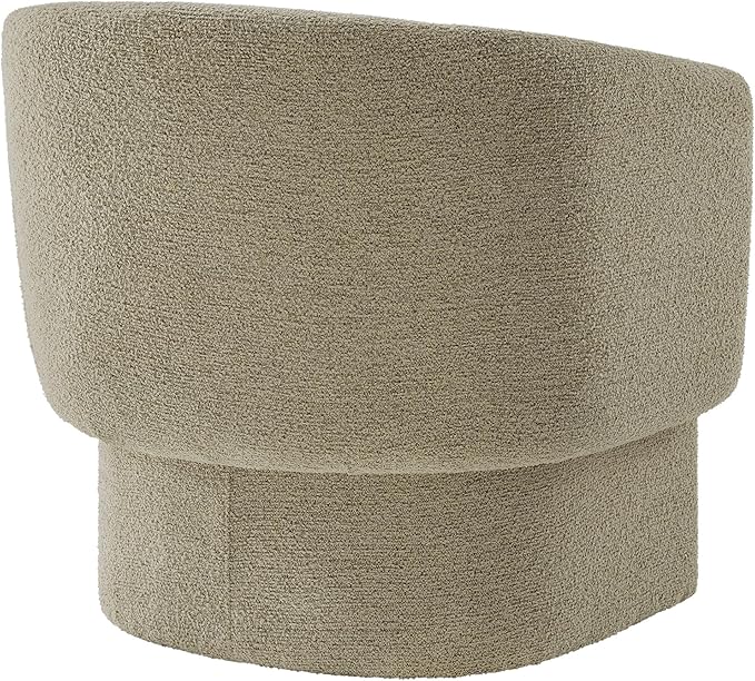Modway Muse Comfy Barrel Accent Chair in Cork
