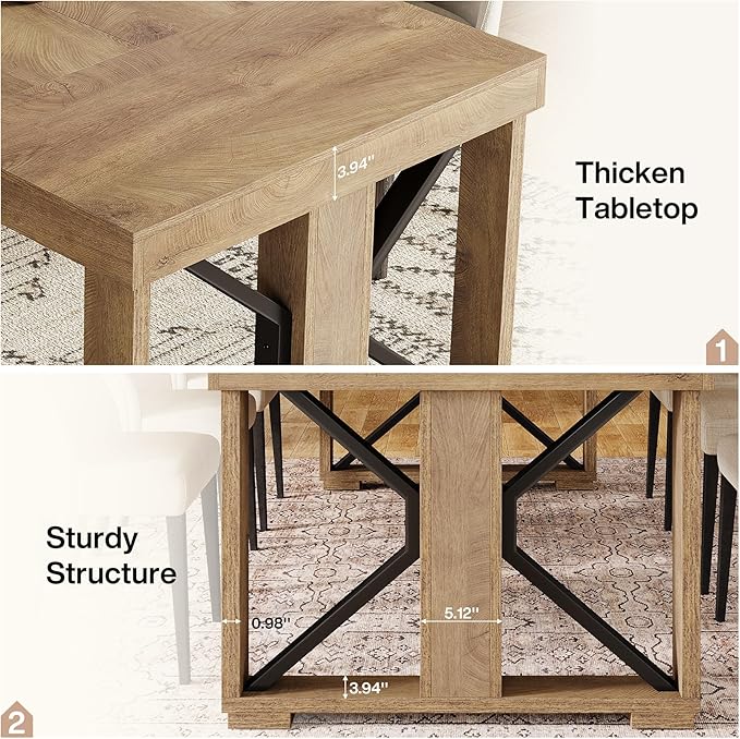 Tribesigns 70.87 Inches Executive Desk Large Wooden Computer Office Desk with Strong Double Pedestal Modern Simple Workstations Study Writing Table Business Furniture for Home Office Brown