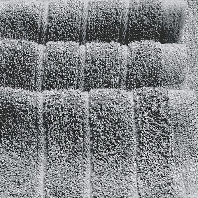 Tens Towels Pack of 2 Extra Large Bath Sheets 35 x 70 Inches 100% Cotton Larger &amp Lighter Weight Quicker to Dry Super Soft &amp Absorbent Oversized Bath Towels Cool Grey