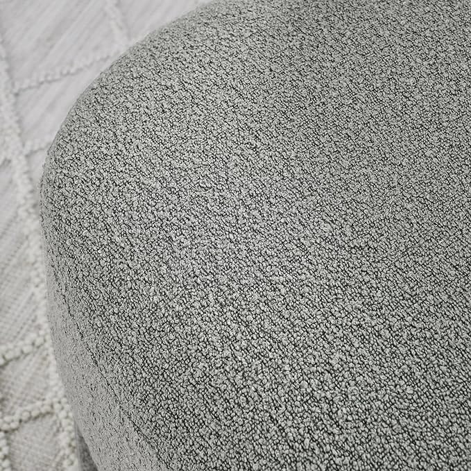 Hoop Gauze Lounge Chair with sof Cushion and backrest Need to be Assembled Suitable for Living room'bedroomldining Room Grey(24.5 28.75 28.75)