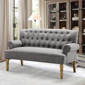 Rosevera Celino Loveseat Sofas for Living Room Loveseat Couch for Living Room Couch in a Box Sofa para Sala Love Seats Furniture Sofa in a Box Long Couches for Living Room SetteeLinenDove Gray