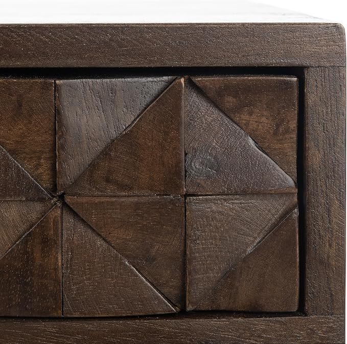 Safavieh Home Office Zinnia Modern Walnut Brown 1-drawer Desk