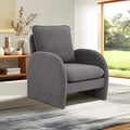 28.5 X 29.9'' Accent Chairs Modern Sherpa Lamb Fabric Living Room Chair Comfy Armed Chair Upholstered Armchair Leisure Single Sofa Chair for Bedroom Office Apartment and Living Room