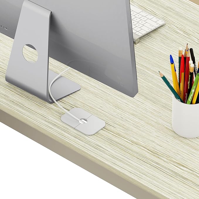 SHW 48-Inch Commercial-Grade Office Computer Desk Maple