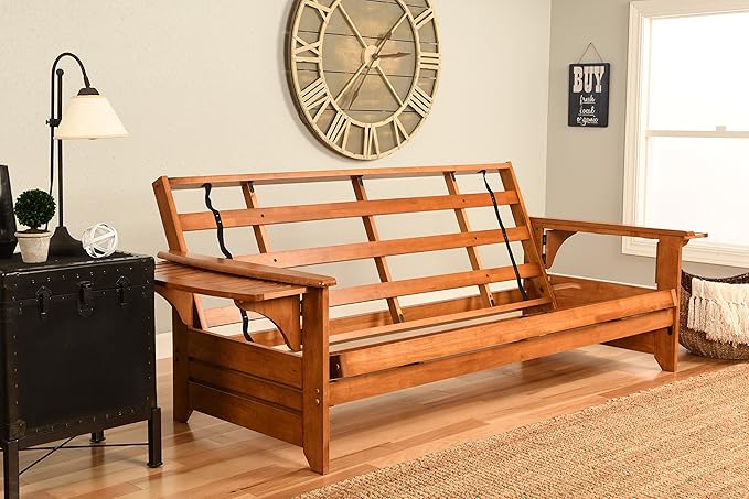 KODIAK FURNITURE Phoenix Futon Sofa in Barbados Finish