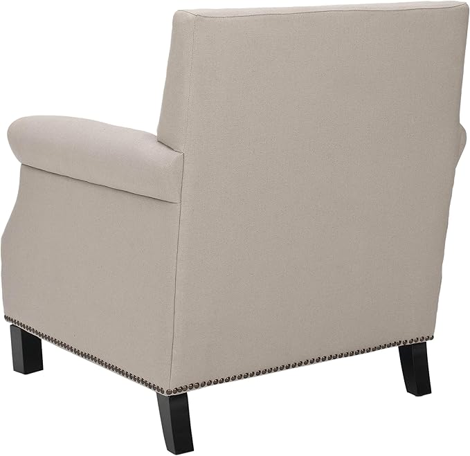 Safavieh Mercer Collection Charles Beige Linen Club Chair